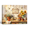 Kitchen Seasoned With Love Hummingbird Canvas Wall Art