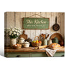 This Kitchen Offers Food Love and Joy Farmhouse Canvas Wall Art