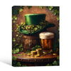 St Patrick's Day Irish Still Life Canvas Print