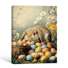 Lop Ear Bunny Easter Basket Canvas Print