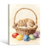 Sleeping Bunny Easter Canvas Wall Art