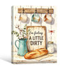 Farmhouse Funny Kitchen Quote Framed Wall Art Print