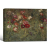 Vintage Poppy Floral Antique Framed Wall Art Print