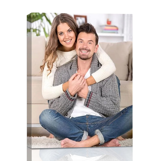 Personalized Custom Canvas Prints: Photo On Canvas (Framed 16X24) Transform Your Photos into Stunning Framed Wall Art Digitally Printed Photo To Canvas Ideal for Home Decor Gifts