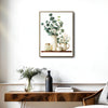 Watercolor Eucalyptus Ceramic Vase Botanical Framed Wall Art Print