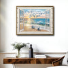 Coastal Sea Turtle "Every Day Is A New Beginning" Window View Wall Art