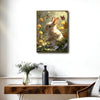 Baby Bunny Wildflower Meadow Canvas Print