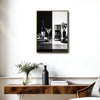 Black & White Split Kitchen Still Life Framed Wall Art Print