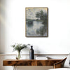Vintage Monet River Scene Canvas Wall Art