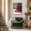 Snowy Christmas Tree & Gifts Framed Wall Art Christmas Decoration