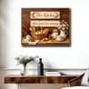 This Kitchen Offers Food Love and Joy Farmhouse Canvas Wall Art