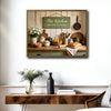 This Kitchen Offers Food Love and Joy Farmhouse Canvas Wall Art