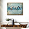 Christian Sea Turtle Quote Canvas Wall Art | God Says You Are