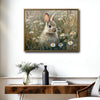 Wild Rabbit Daisy Meadow Canvas Wall Art