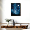 Milky Way Starry Night Sky Canvas Wall Art Watercolor Celestial Home Decor