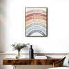 Neutral Pastel Rainbow Affirmation Canvas Print, I Am Kind Smart Brave Inspirational Kids Wall Art