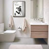 Black & White Funny Pitbull Wall Art Print, Are You Pooping Quote Dog Artwork, Novelty Bathroom Wall Decor