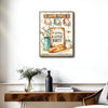 Farmhouse Funny Kitchen Quote Framed Wall Art Print