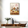 Rustic Bless This Kitchen Country Wall Decor Canvas Print