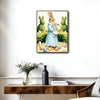 Mother Baby Bunny Easter Canvas Wall Art