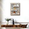 So Very Thankful Grateful Blessed Rustic Kitchen Framed Wall Art
