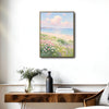 Soft Pastel Seaside Wildflower Canvas Wall Art Dreamy Beach Coastal Home Decor