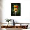 Whimsical Spaghetti Wildflower Still Life Framed Wall Art Print