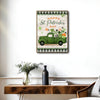 St Patrick's Day Green Truck Canvas Print