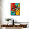 Colorful Herb & Spice Spoon Kitchen Wall Decor Canvas Print
