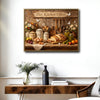 This Kitchen Offers Farmhouse Canvas Wall Art