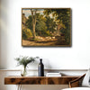 Vintage Country Sheep Farm Landscape Framed Wall Art Print