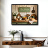 This Kitchen Offers Food Love and Joy Farmhouse Canvas Wall Art