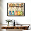 Rustic Mason Jar Kitchen Wall Art