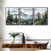 Misty Mountain Forest 3-Piece Wall Art