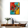 Colorful Herb & Spice Spoon Kitchen Wall Decor Canvas Print