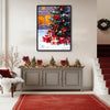 Snowy Christmas Tree & Gifts Framed Wall Art Christmas Decoration