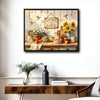 Kitchen Seasoned With Love Hummingbird Canvas Wall Art