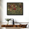 Vintage Poppy Floral Antique Framed Wall Art Print