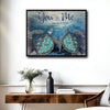 You & Me We Got This Sea Turtle Canvas, Nautical Ocean Couple Wall Decor