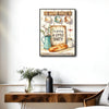 Farmhouse Funny Kitchen Quote Framed Wall Art Print