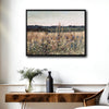 Vintage Wildflower Meadow Landscape Framed Wall Art Print