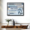 Life Is Short So Live It Motivational Quote Canvas Wall Art, Dolphin Coastal Wooden Plank Inspirational Print, Horizontal Farmhouse Beach House Positive Home Decor