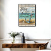 Jesus Is The Anchor Of My Soul Framed Wall Art Nautical Christian Bible Verse Print