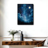 Milky Way Starry Night Sky Canvas Wall Art Watercolor Celestial Home Decor