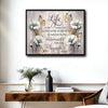 Positive Saying Wall Print, Life Moments Quote White Poppy Butterfly Canvas for Living Room Bedroom Decor