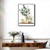 Watercolor Eucalyptus Ceramic Vase Botanical Framed Wall Art Print