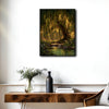 Mystical Enchanted Forest Willow Tree Canvas Wall Art Fairy Nature Home Decor