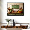Home Kitchen Where Love & Meals Are Made Framed Wall Art Print