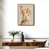 Floral Crown Rabbit Canvas Print