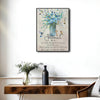 Jeremiah 29:11 Framed Christian Wall Art Hummingbird Floral Bible Verse Print